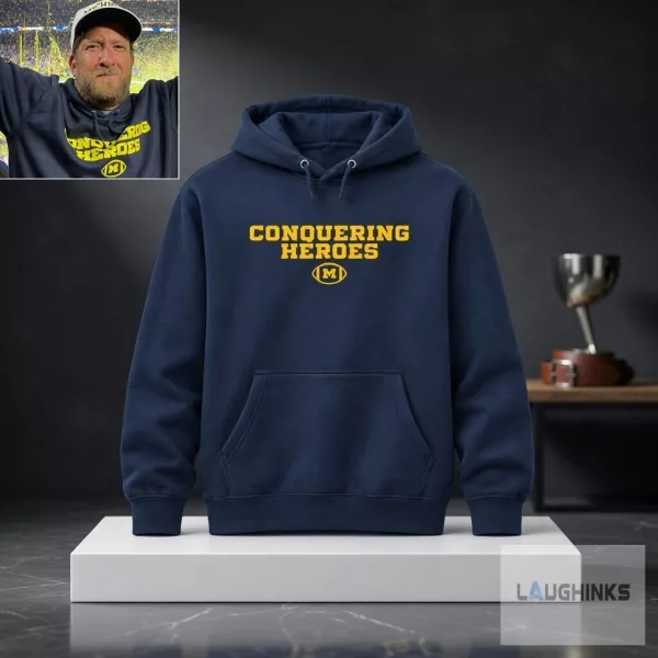 Dave Portnoy Conquering Heroes Michigan Wolverines Hoodie