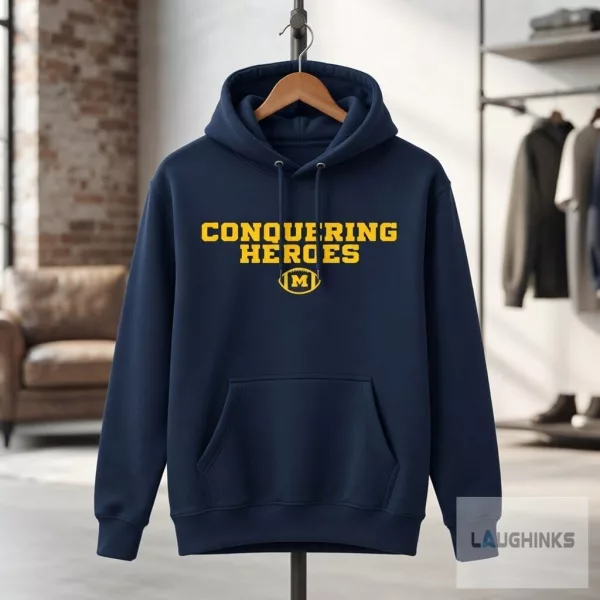 Dave Portnoy Conquering Heroes Michigan Wolverines Hoodie