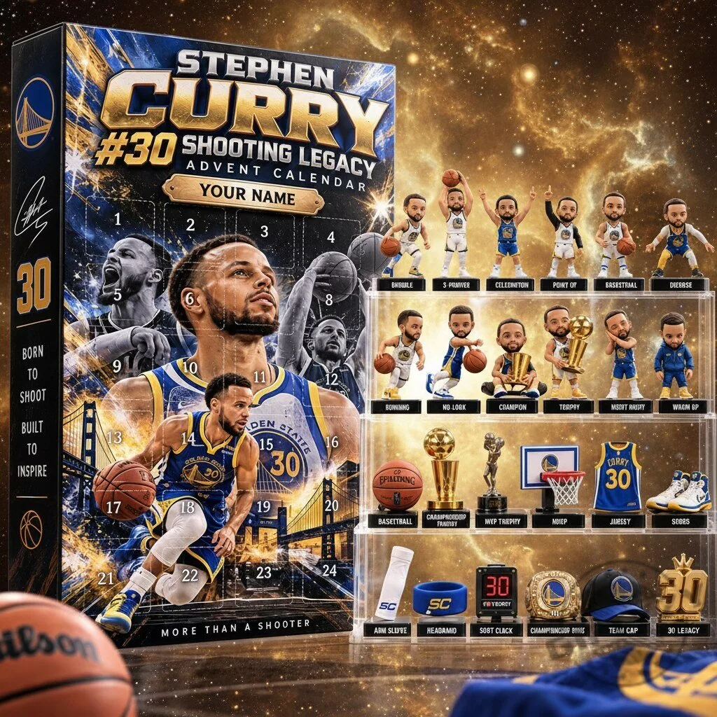 Stephen Curry Golden State Warriors NBA Basketball advent calendar