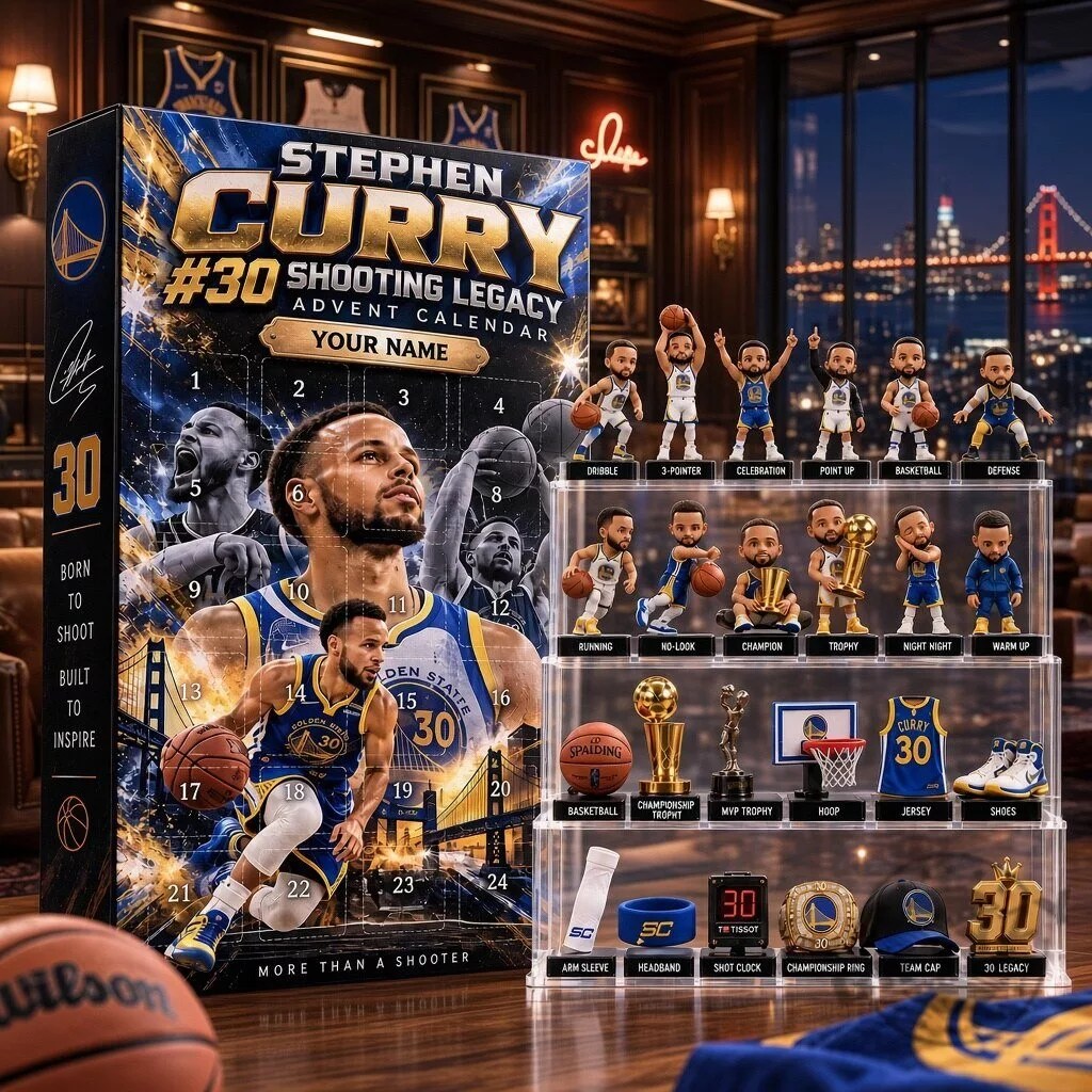 Stephen Curry Golden State Warriors NBA Basketball advent calendar