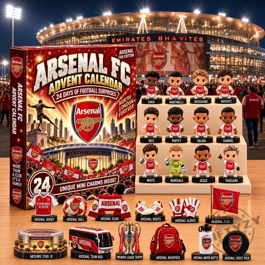 Arsenal FC UEFA premier league 24 Days Of Advent Calendar