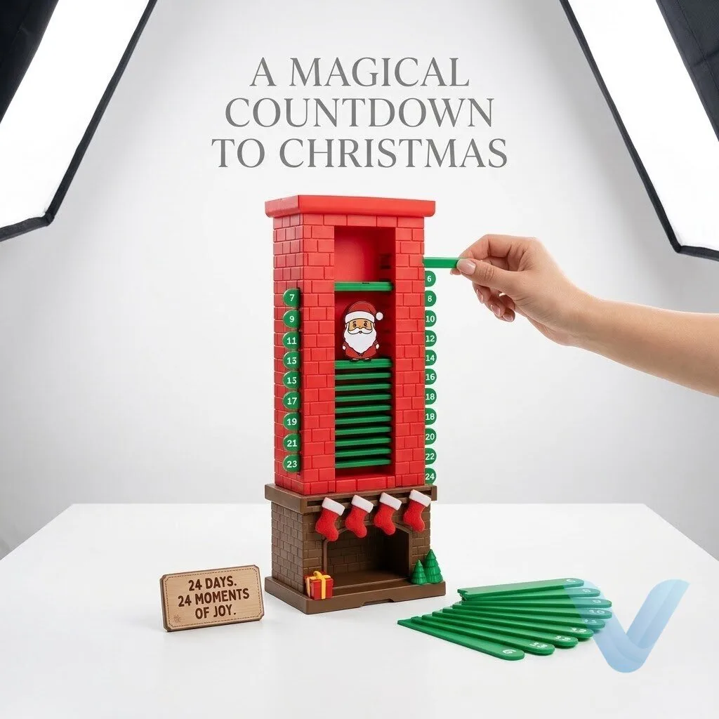 Interactive Santa Chimney Advent Calendar for Festive Countdown Fun 22 Interactive Santa Chimney Advent Calendar for Festive Countdown Fun