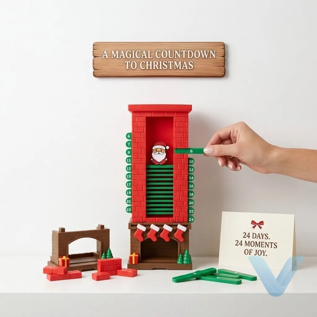 Interactive Santa Chimney Advent Calendar for Festive Countdown Fun 23 Interactive Santa Chimney Advent Calendar for Festive Countdown Fun