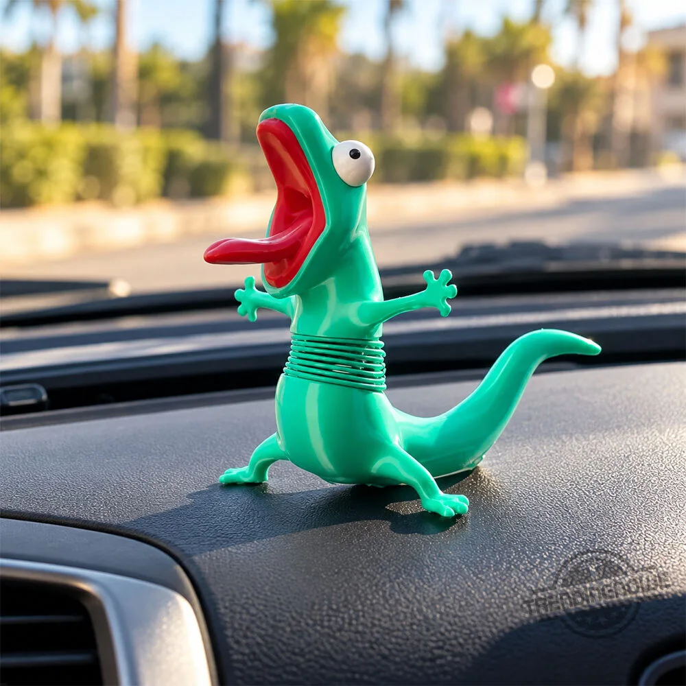 Croche3d Motobuddy Screaming Pixar Hoppers Tom Lizard Car Dashboard Toy