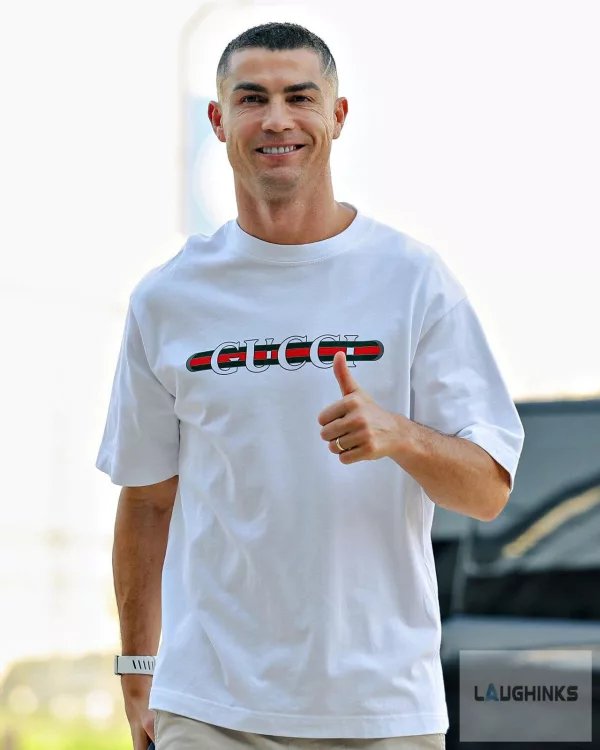 Cristiano Ronaldo x Gucci Graphic Tee Celebrity Style Fashion Apparel