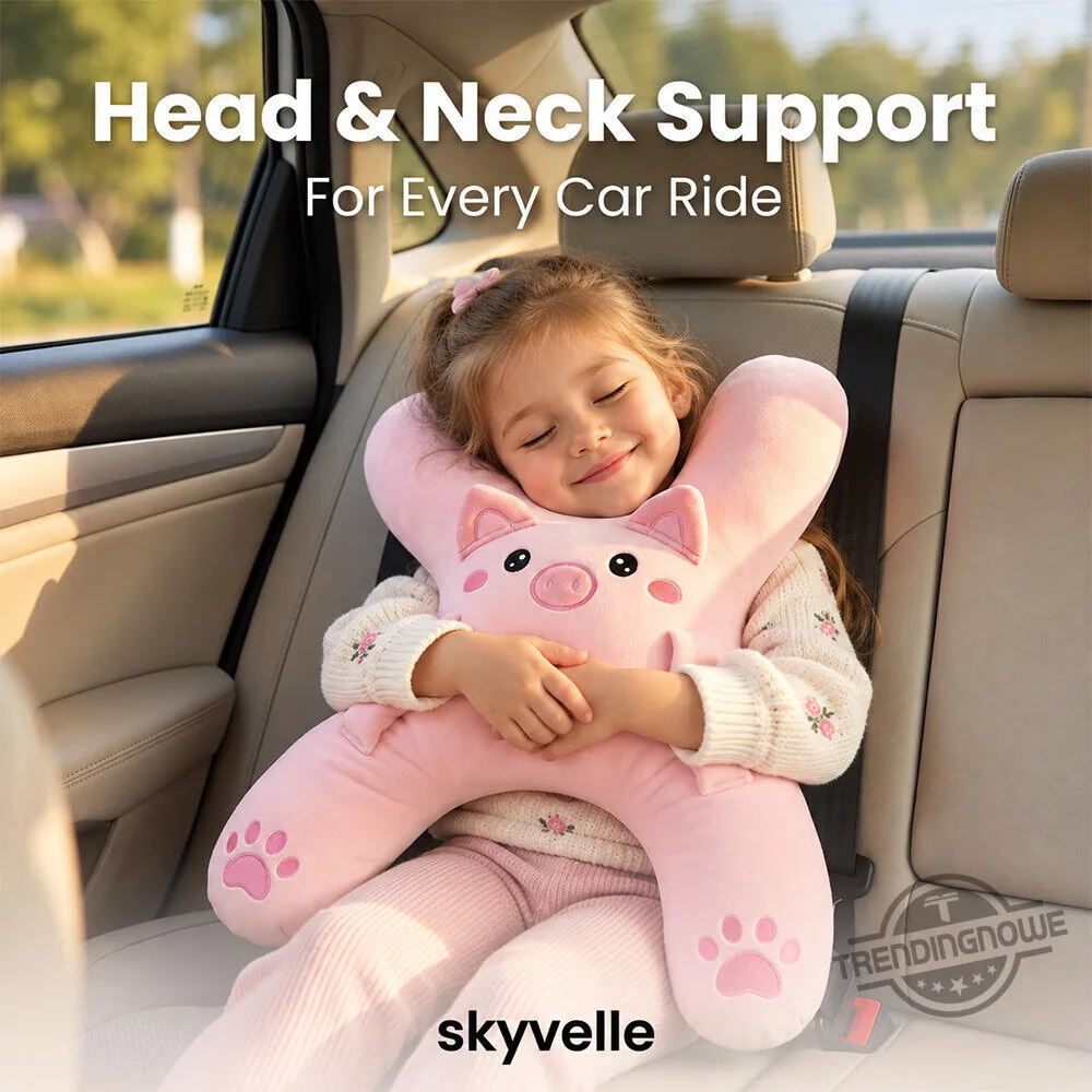 Skyvelle Sleep Buddy Car Neck Plush Pillow Head Support For Travel 10 Skyvelle Sleep Buddy Car Neck Plush Pillow Head Support For Travel