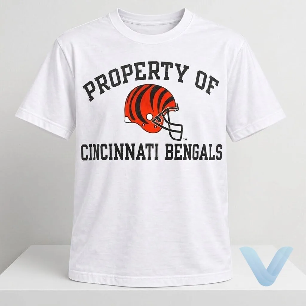 Gia Duddy Property Of Cincinnati Bengals t Shirt Gia Duddy Property Of Cincinnati Bengals t Shirt – image 3 of 5