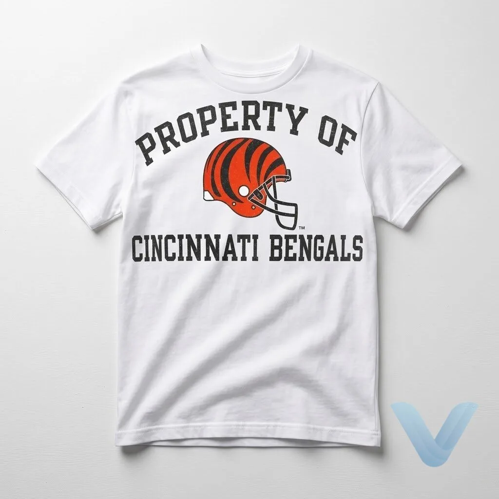 Gia Duddy Property Of Cincinnati Bengals t Shirt Gia Duddy Property Of Cincinnati Bengals t Shirt – image 4 of 5
