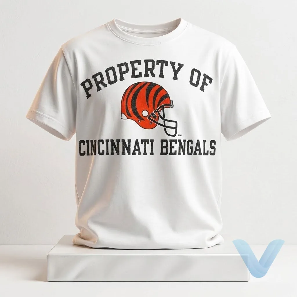 Gia Duddy Property Of Cincinnati Bengals t Shirt Gia Duddy Property Of Cincinnati Bengals t Shirt – image 5 of 5