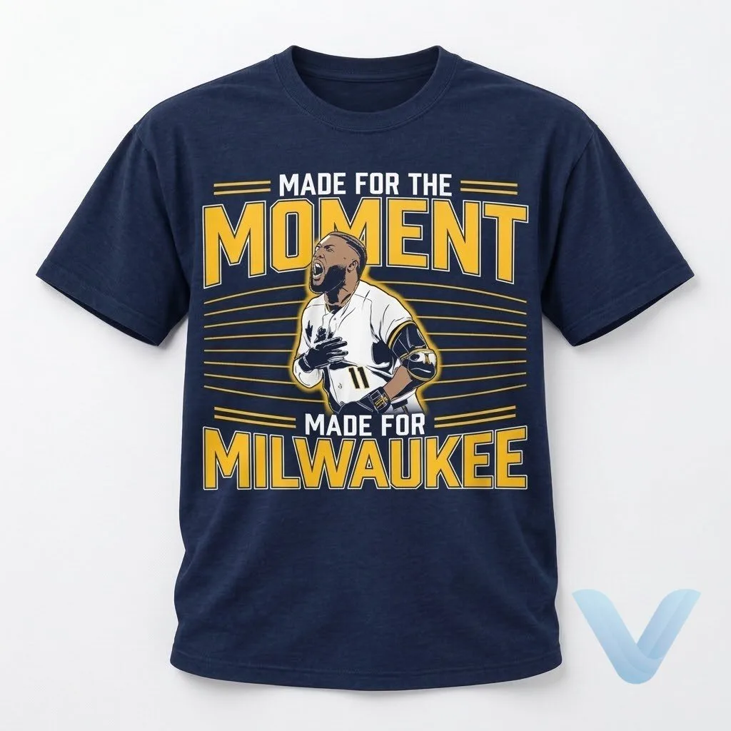 Jackson Chourio Made For The Moment Made For Milwaukee T Shirt Jackson Chourio Made For The Moment Made For Milwaukee T Shirt