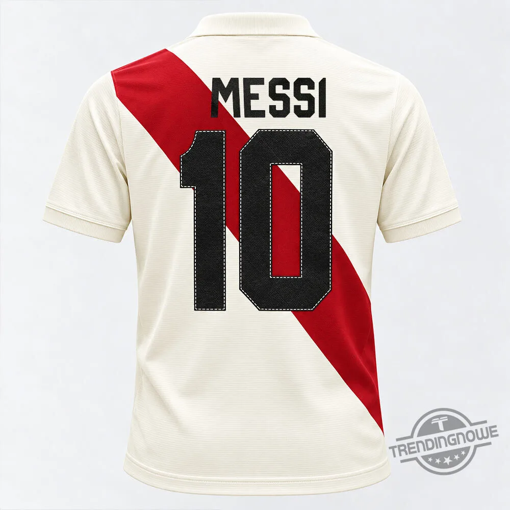 River Plate Lionel Messi Honorary Club Member Polo Jersey Shirt 10 River Plate Lionel Messi Honorary Club Member Polo Jersey Shirt