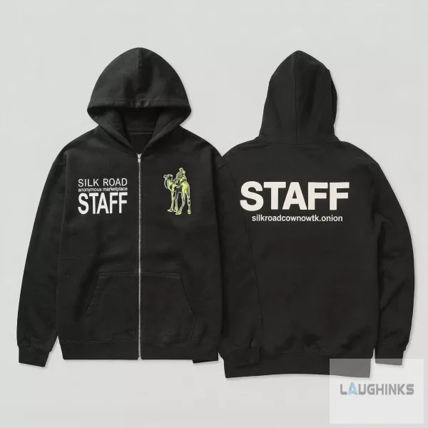 Silk Road Anonymous Marketplace Staff Zip Up Hoodie 2 Silk Road Anonymous Marketplace Staff Zip Up Hoodie