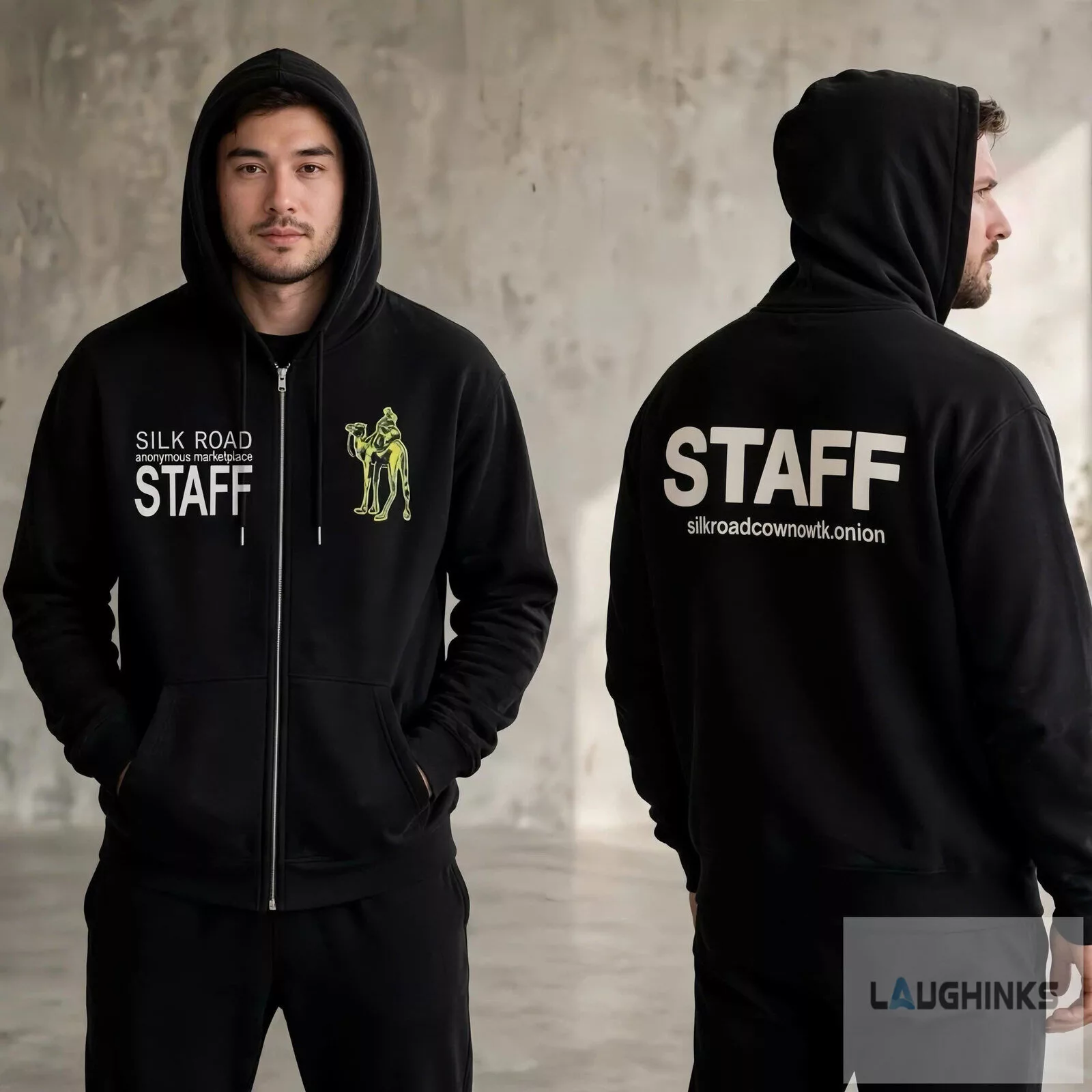 Silk Road Anonymous Marketplace Staff Zip Up Hoodie 8 Silk Road Anonymous Marketplace Staff Zip Up Hoodie