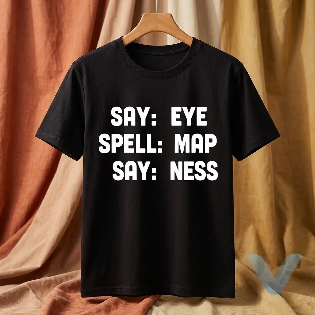 Say Eye Spell Map Say Ness T Shirt