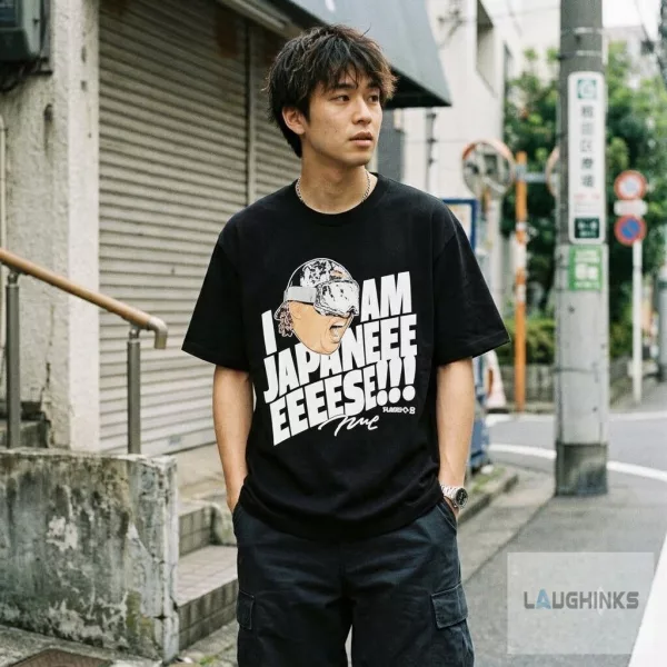 Munetaka Murakami in ski goggles I AM JAPANESE shirt 2 Munetaka Murakami in ski goggles I AM JAPANESE shirt