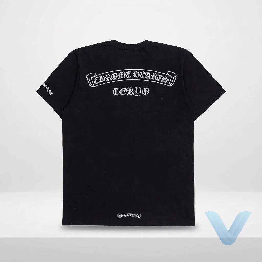 Jimin BTS Chrome Hearts Scroll Logo T Shirt Black Tokyo Exclusive 8 Jimin BTS Chrome Hearts Scroll Logo T Shirt Black Tokyo Exclusive