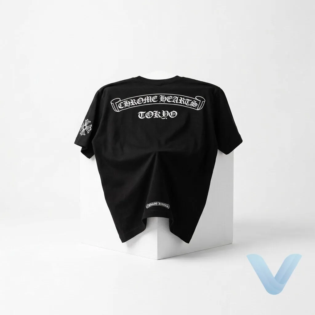 Jimin BTS Chrome Hearts Scroll Logo T Shirt Black Tokyo Exclusive 10 Jimin BTS Chrome Hearts Scroll Logo T Shirt Black Tokyo Exclusive