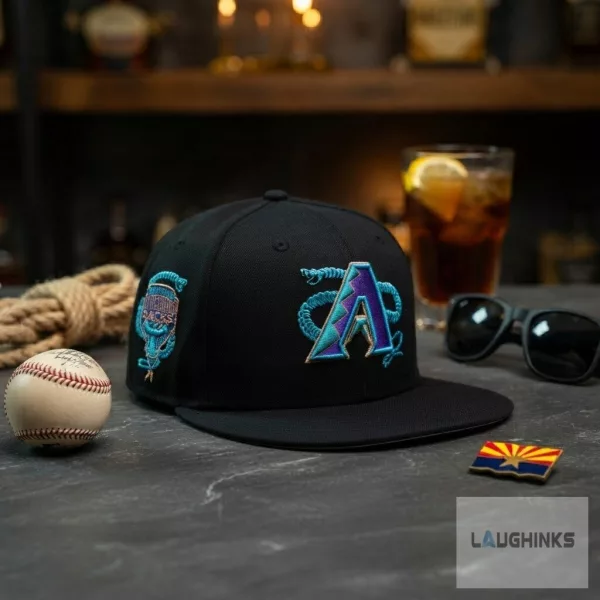 Arizona Diamondbacks Snapback Hat MLB Baseball Fan Cap