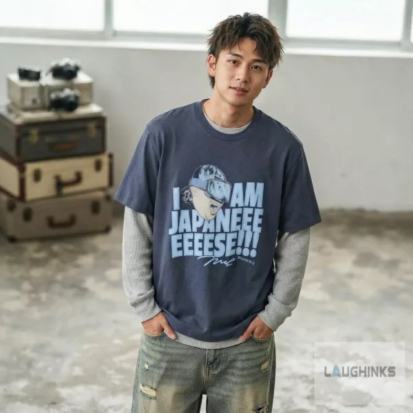 I Am Japanese Funny Meme Graphic Tee Viral Humor Apparel