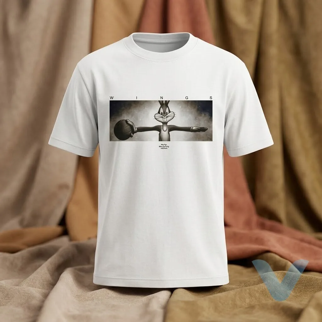 Home 14 Russell Westbrook Jordan Wings Bugs Bunny T Shirt