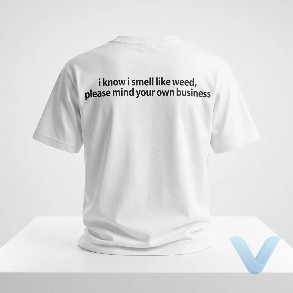 I Know I Smell Like Weed Please Mind Your Own Business T Shirt I Know I Smell Like Weed Please Mind Your Own Business T Shirt – image 3 of 4