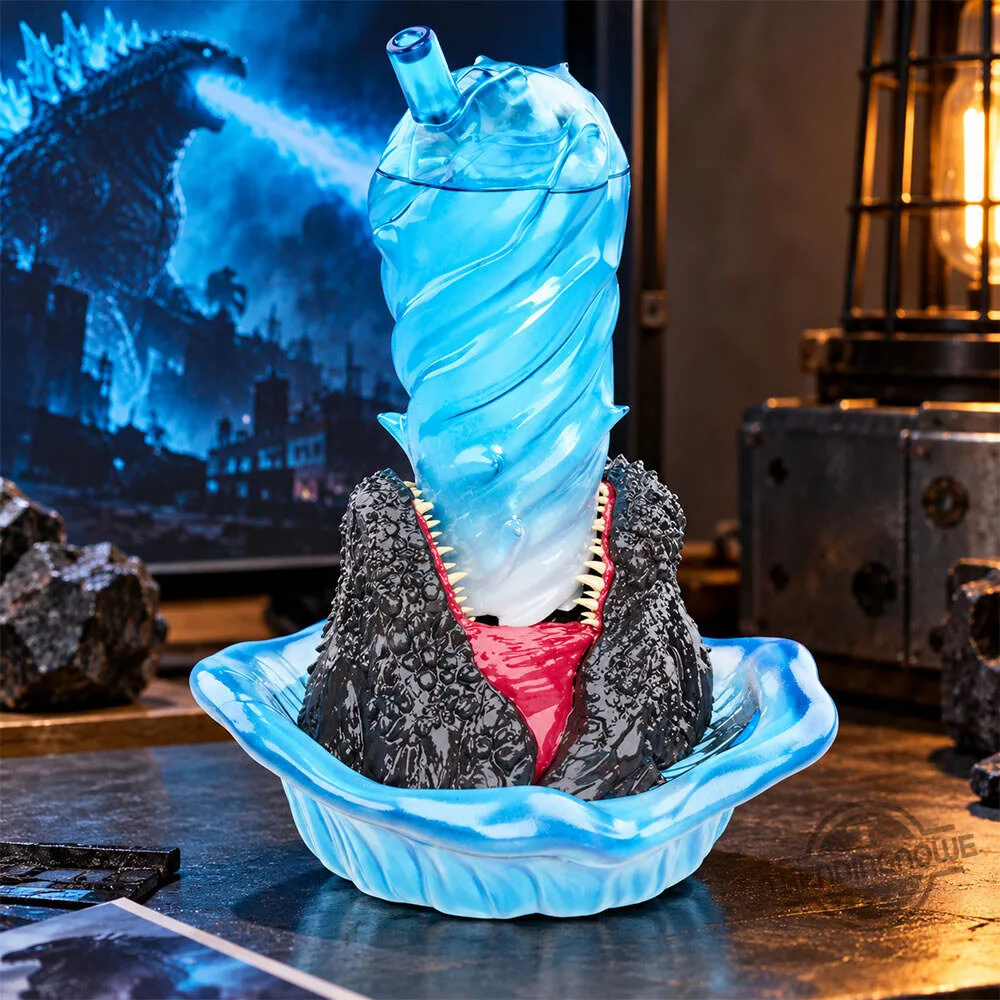 Godzilla Minus Zero Heat Ray Drink Bottle Cup 6 Godzilla Minus Zero Heat Ray Drink Bottle Cup