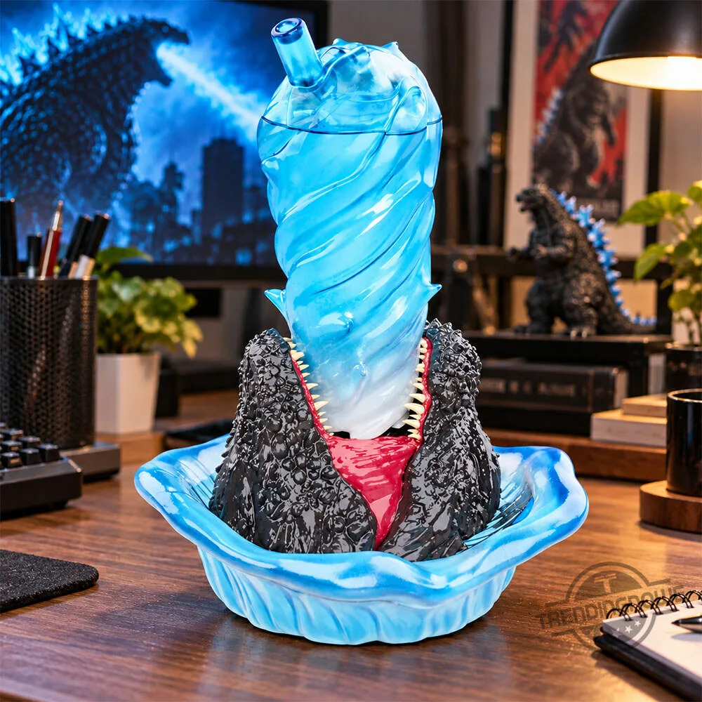 Godzilla Minus Zero Heat Ray Drink Bottle Cup 7 Godzilla Minus Zero Heat Ray Drink Bottle Cup
