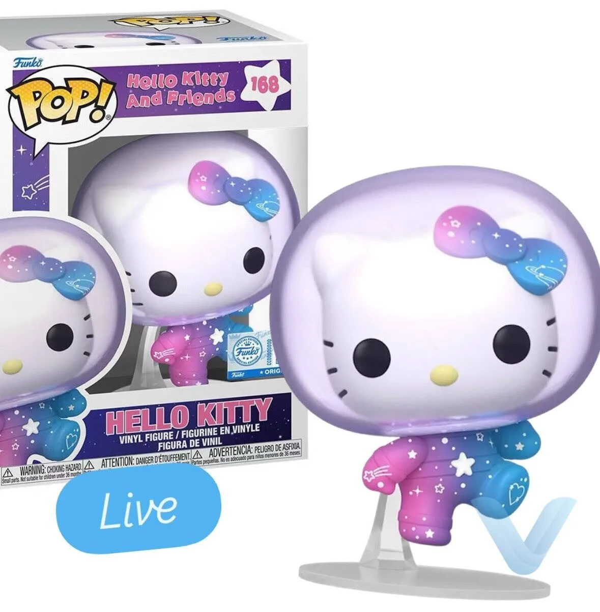 Home 4 Sanrio Hello Kitty and Friends Hello Kitty Space Suit vinyl figure Funko Pop