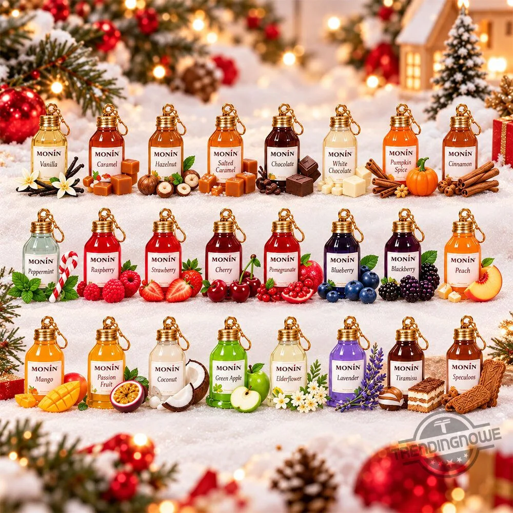 2026 Monin Syrup Advent Calendar 24 Ornament Charms 7 2026 Monin Syrup Advent Calendar 24 Ornament Charms