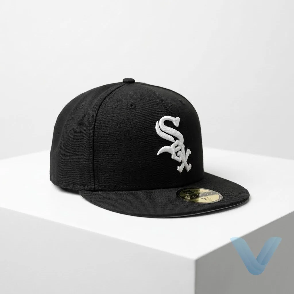 Chicago White Sox Authentic On Field 59FIFTY Black hat cap 13 Chicago White Sox Authentic On Field 59FIFTY Black hat cap