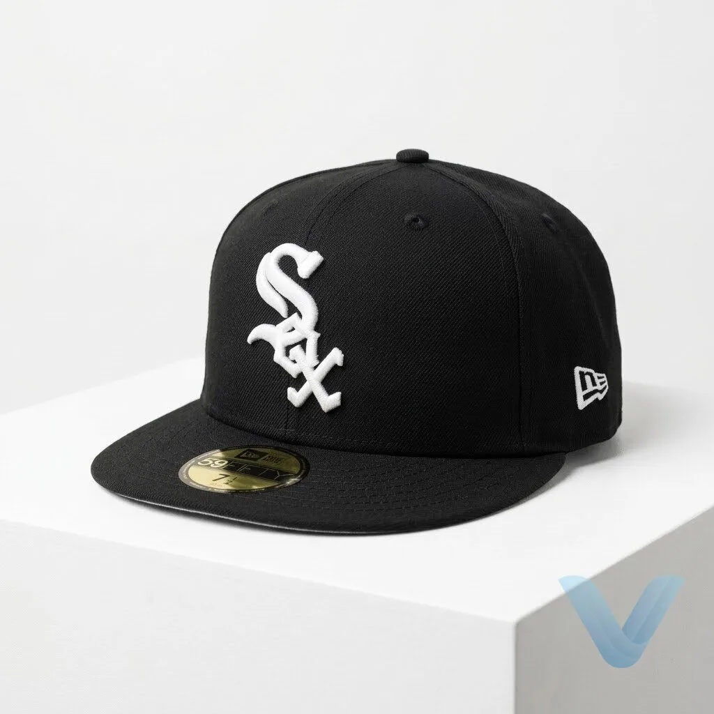 Chicago White Sox Authentic On Field 59FIFTY Black hat cap 14 Chicago White Sox Authentic On Field 59FIFTY Black hat cap