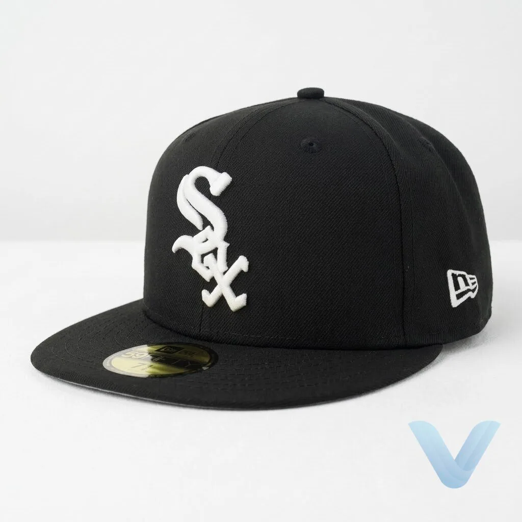 Chicago White Sox Authentic On Field 59FIFTY Black hat cap 15 Chicago White Sox Authentic On Field 59FIFTY Black hat cap
