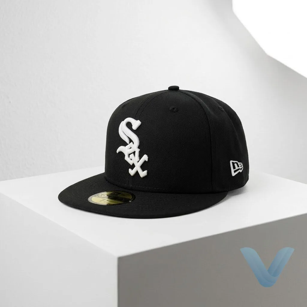 Chicago White Sox Authentic On Field 59FIFTY Black hat cap 16 Chicago White Sox Authentic On Field 59FIFTY Black hat cap