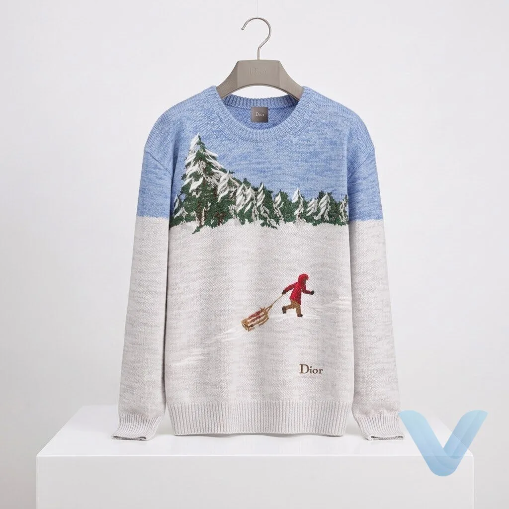 DiorAlps Dior d'Hiver Sweater ugly sweatshirt 1 DiorAlps Dior d'Hiver Sweater ugly sweatshirt