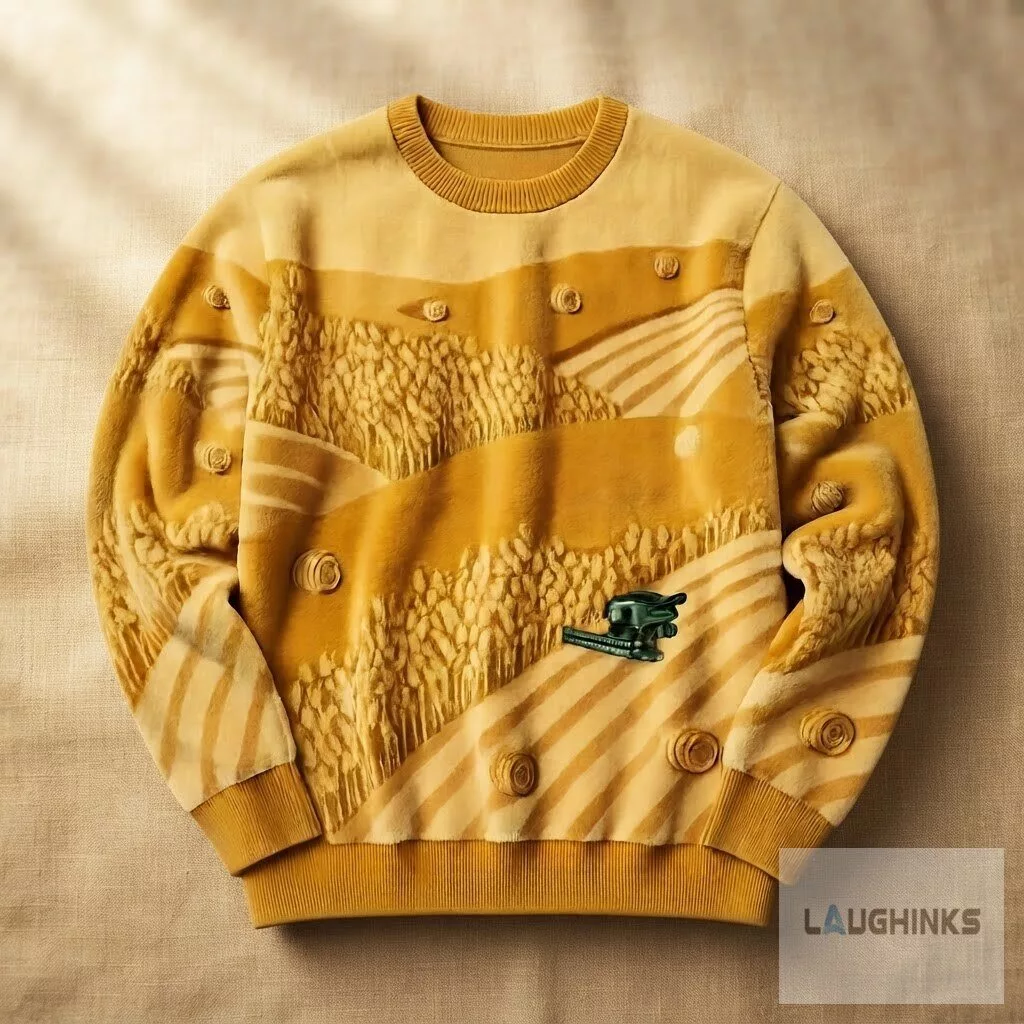 Harvest Wheat Field Landscape Ugly Sweater Farm Life Apparel 3 Harvest Wheat Field Landscape Ugly Sweater Farm Life Apparel