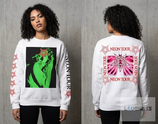 Playboi Carti Neon Tour Lady Witch Interscope Merch 2026 Sweatshirt