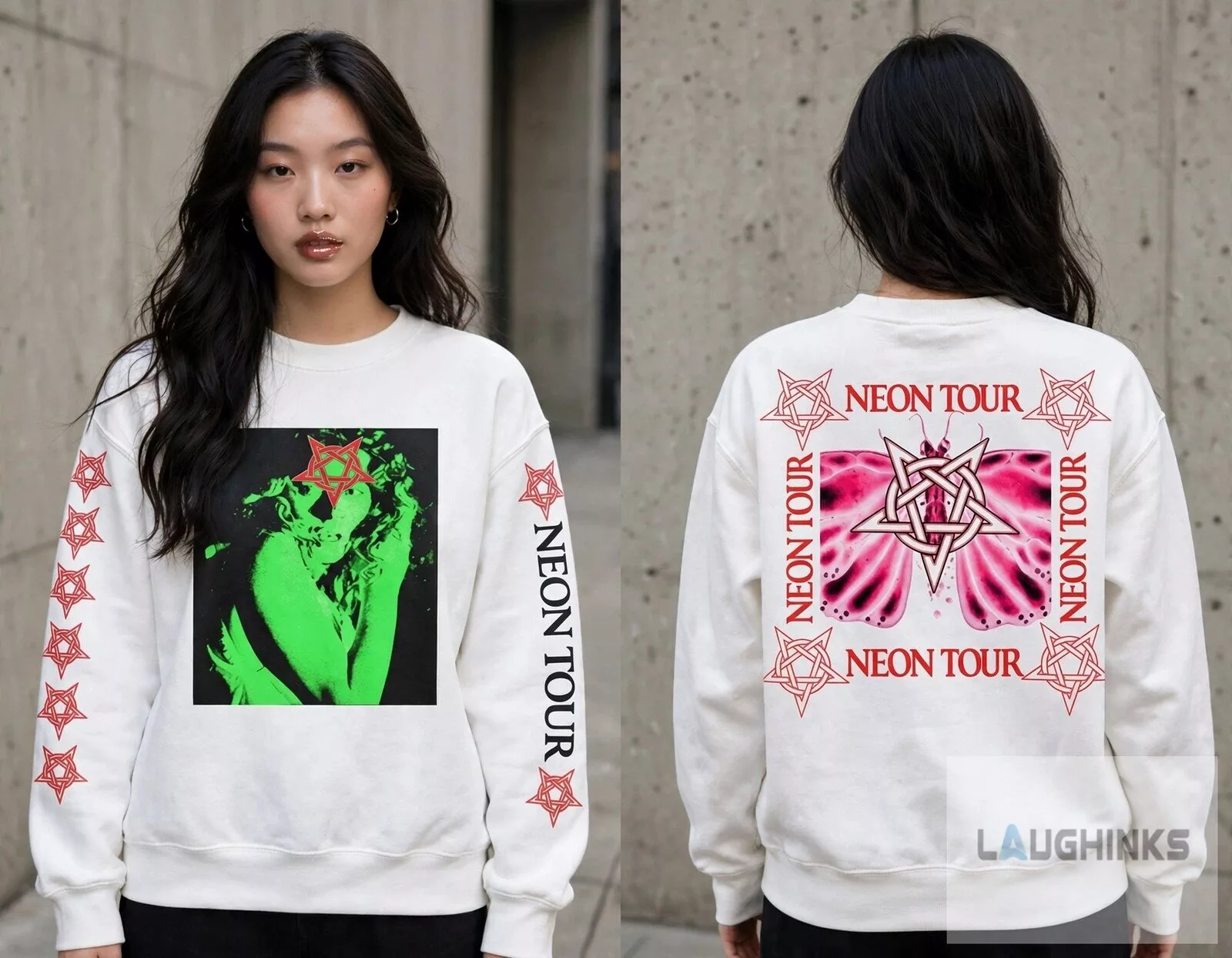 Playboi Carti Neon Tour Lady Witch Interscope Merch 2026 Sweatshirt 4 Playboi Carti Neon Tour Lady Witch Interscope Merch 2026 Sweatshirt