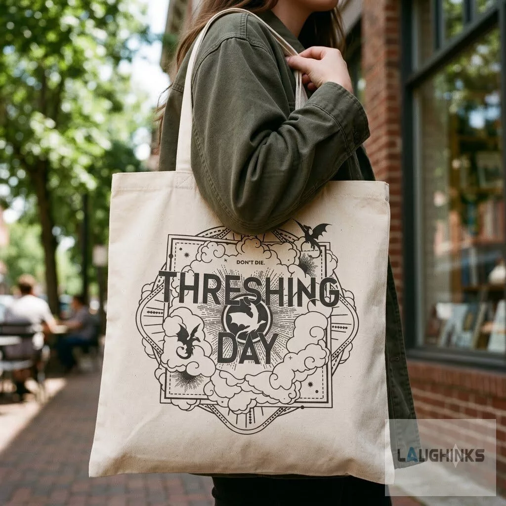 Threshing Day Fourth Wing Merch 2026 Tote Bag 2 Threshing Day Fourth Wing Merch 2026 Tote Bag