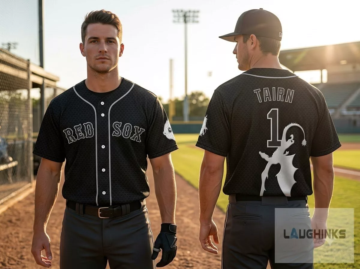 2026 Red Sox Fourth Wing Iron Flame Baseball Jersey Giveaway Black Blue Yellow Version 8 2026 Red Sox Fourth Wing Iron Flame Baseball Jersey Giveaway Black Blue Yellow Version
