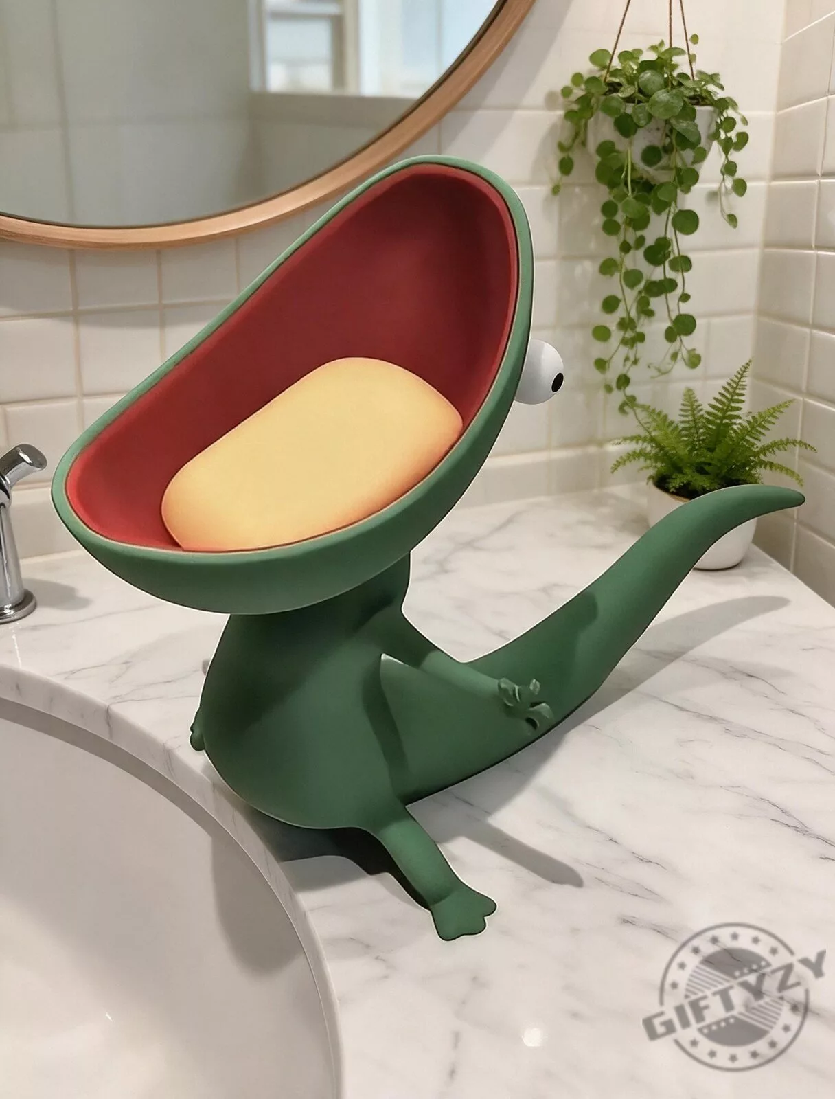 Big-Mouthed Lizard Soap Holder