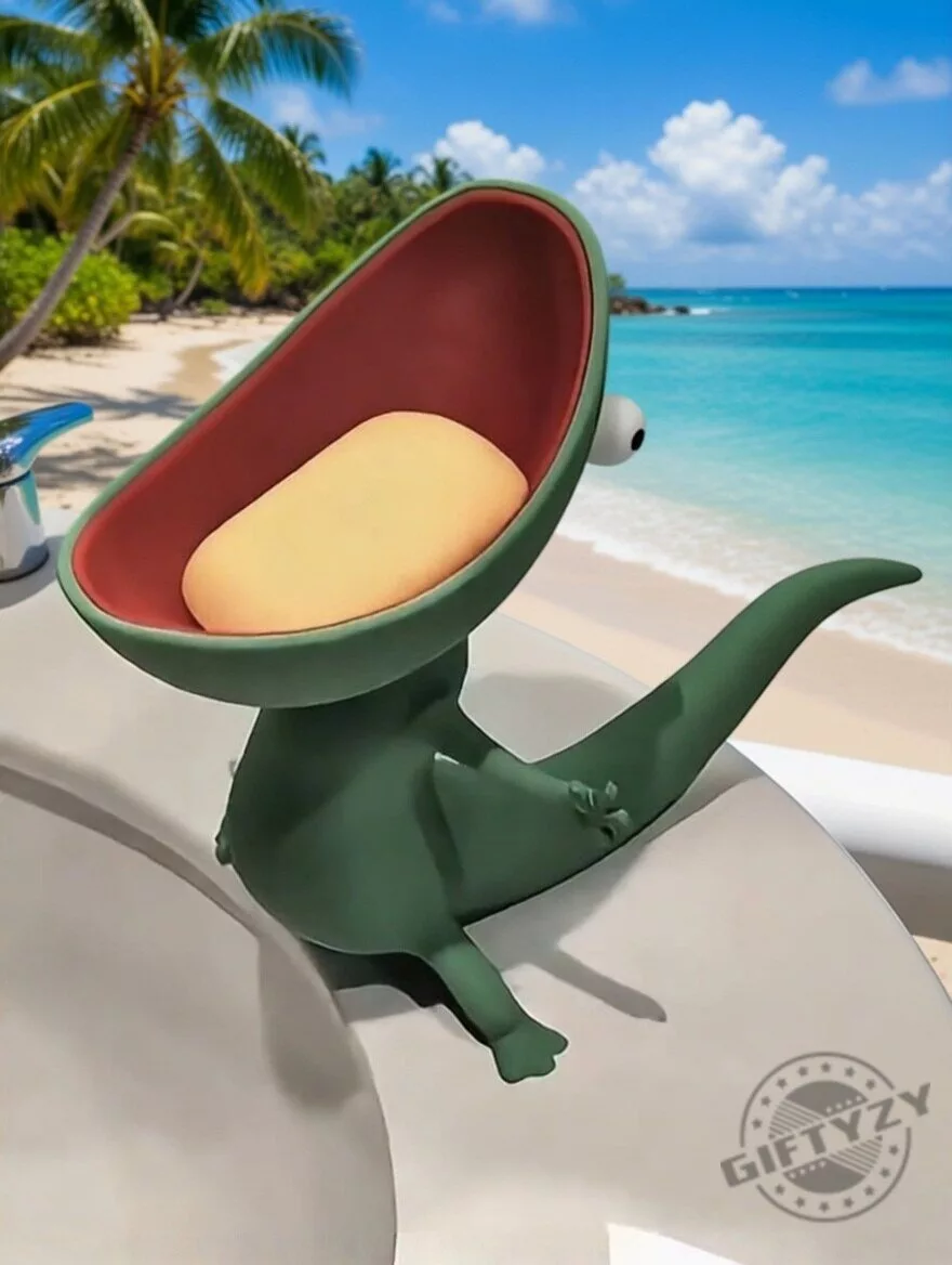 Big-Mouthed Lizard Soap Holder
