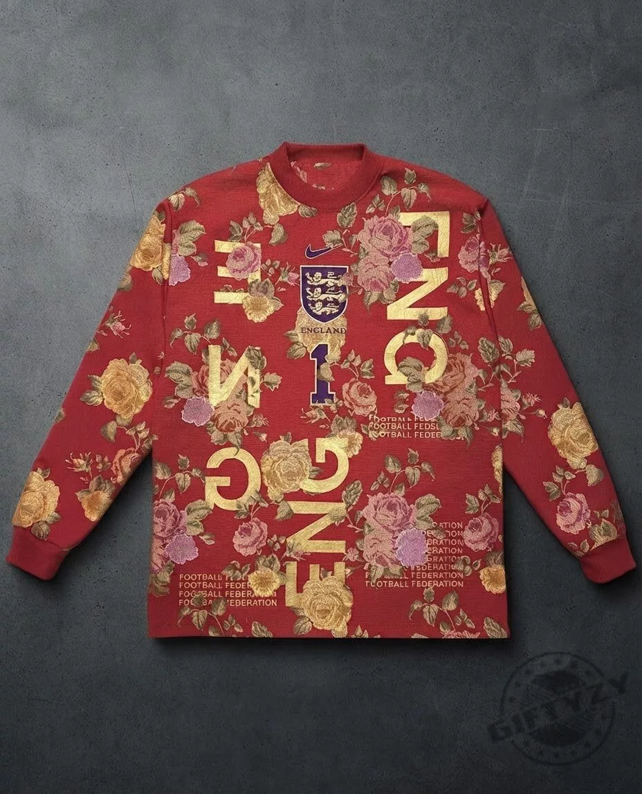 England Floral Refresher An ode to the beautiful chaos 2026 jersey