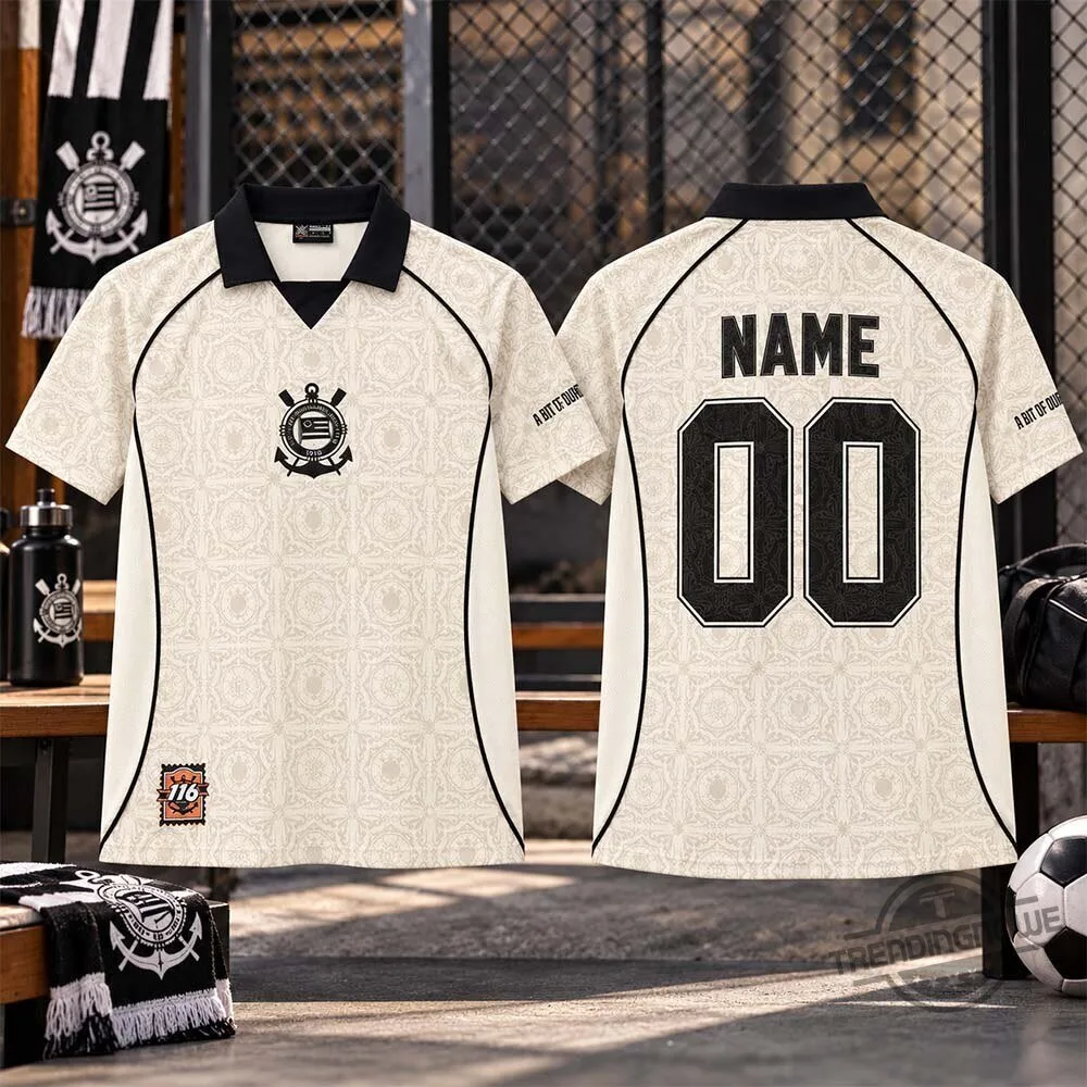Corinthians 116 Years Special Edition Beige Polo Jersey Shirt 5 Corinthians 116 Years Special Edition Beige Polo Jersey Shirt