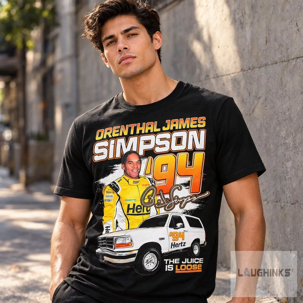 Orenthal James Simpson 94 Graphic Tee Vintage Retro Apparel 5 Orenthal James Simpson 94 Graphic Tee Vintage Retro Apparel