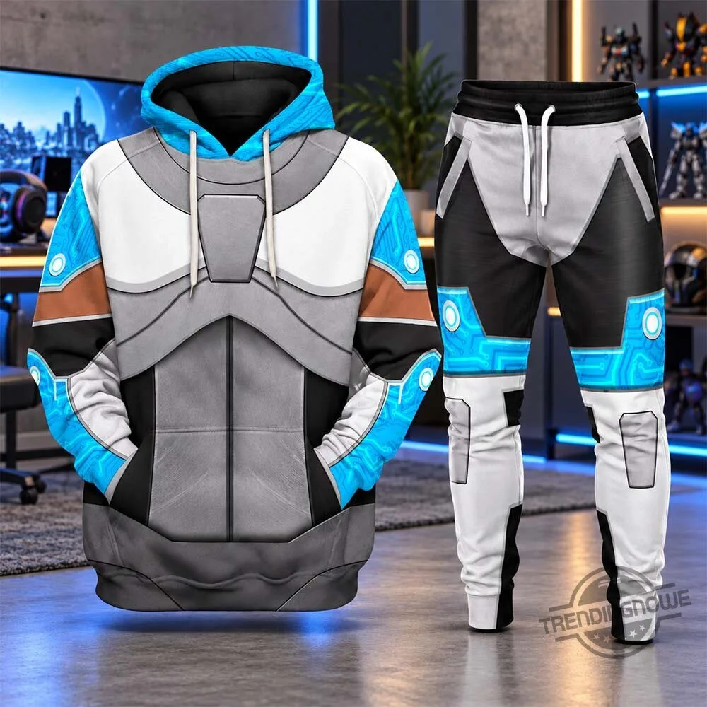 Teen Titans Cyborg Cosplay All Over Print Unisex Hoodie Shirt 3 Teen Titans Cyborg Cosplay All Over Print Unisex Hoodie Shirt