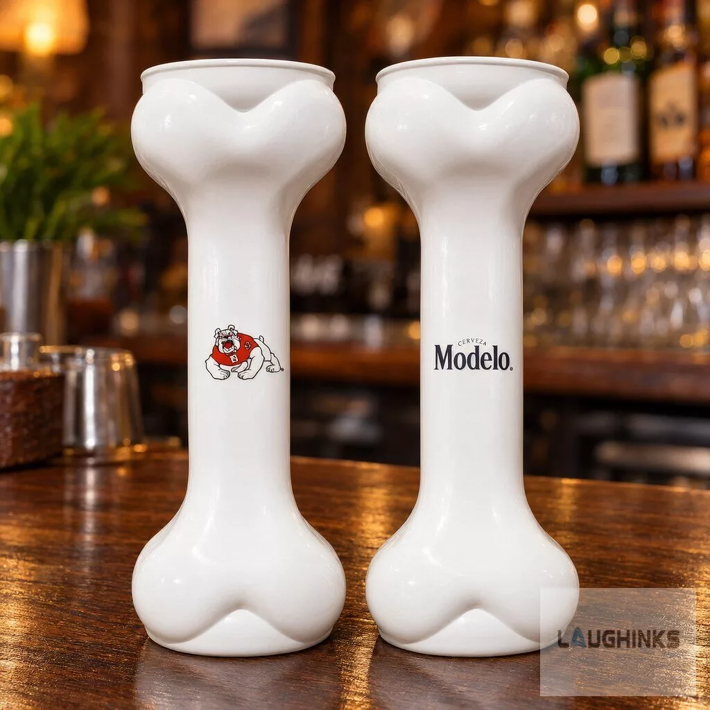 Modelo Dog Bone Shaped Novelty Mug Drinkware 4 Modelo Dog Bone Shaped Novelty Mug Drinkware