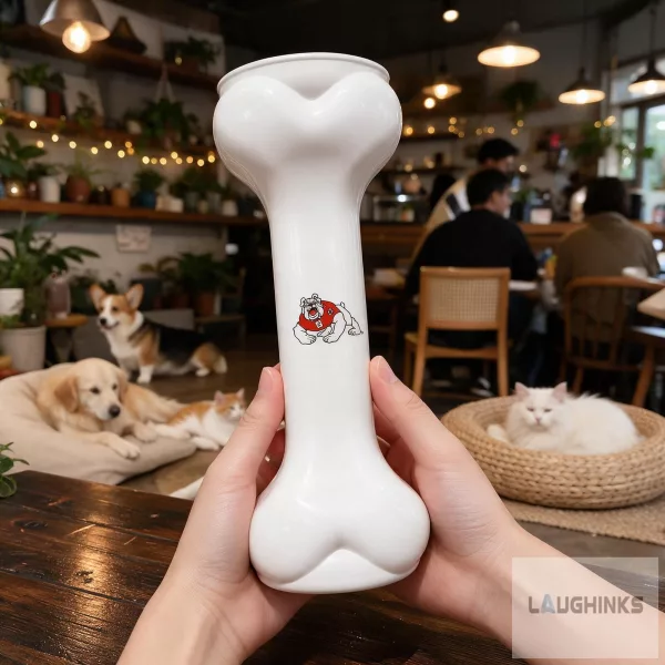 Modelo Dog Bone Shaped Novelty Mug Drinkware 2 Modelo Dog Bone Shaped Novelty Mug Drinkware