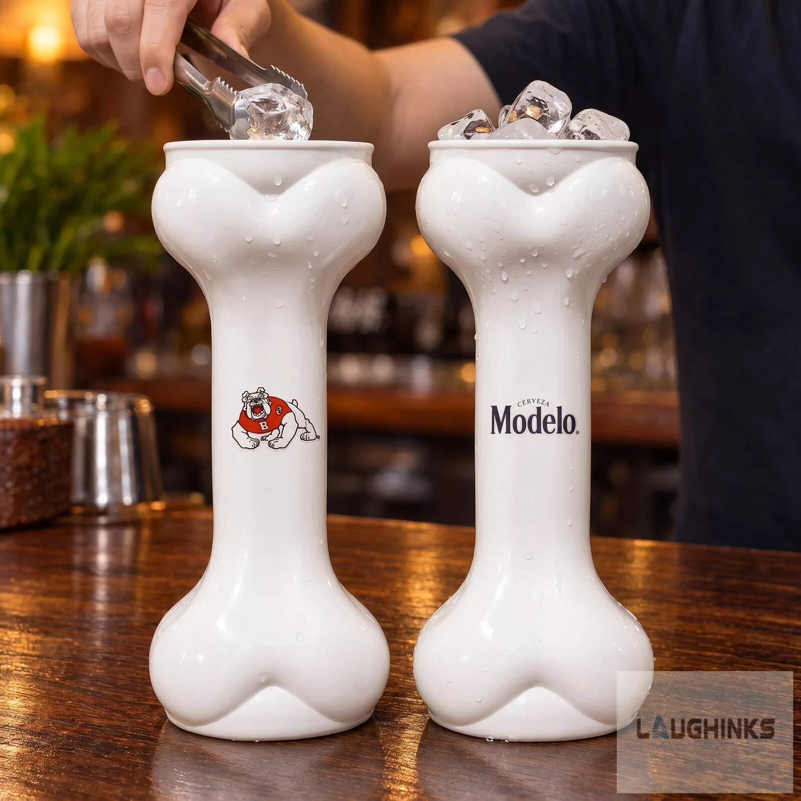 Modelo Dog Bone Shaped Novelty Mug Drinkware 7 Modelo Dog Bone Shaped Novelty Mug Drinkware