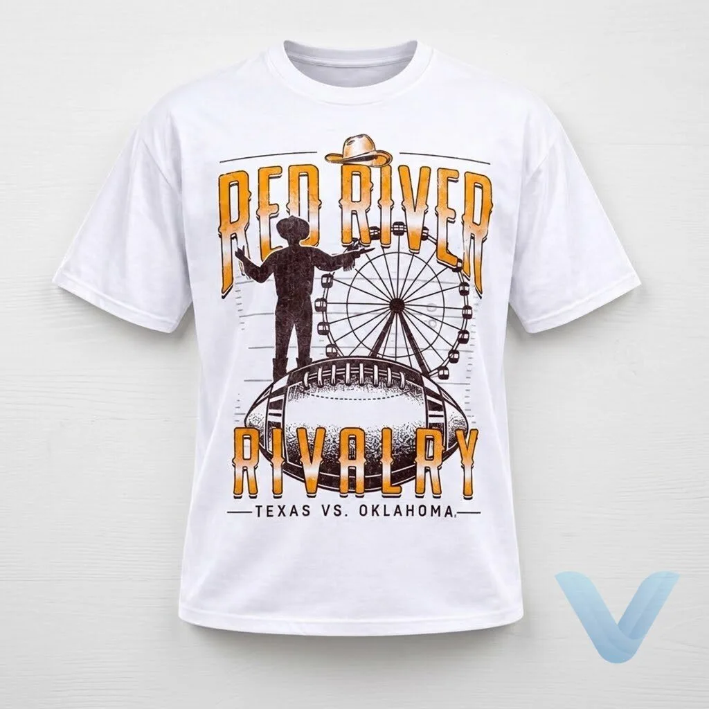 Longhorns Red River Rivalry Texas Vs Oklahoma 2026 T Shirt