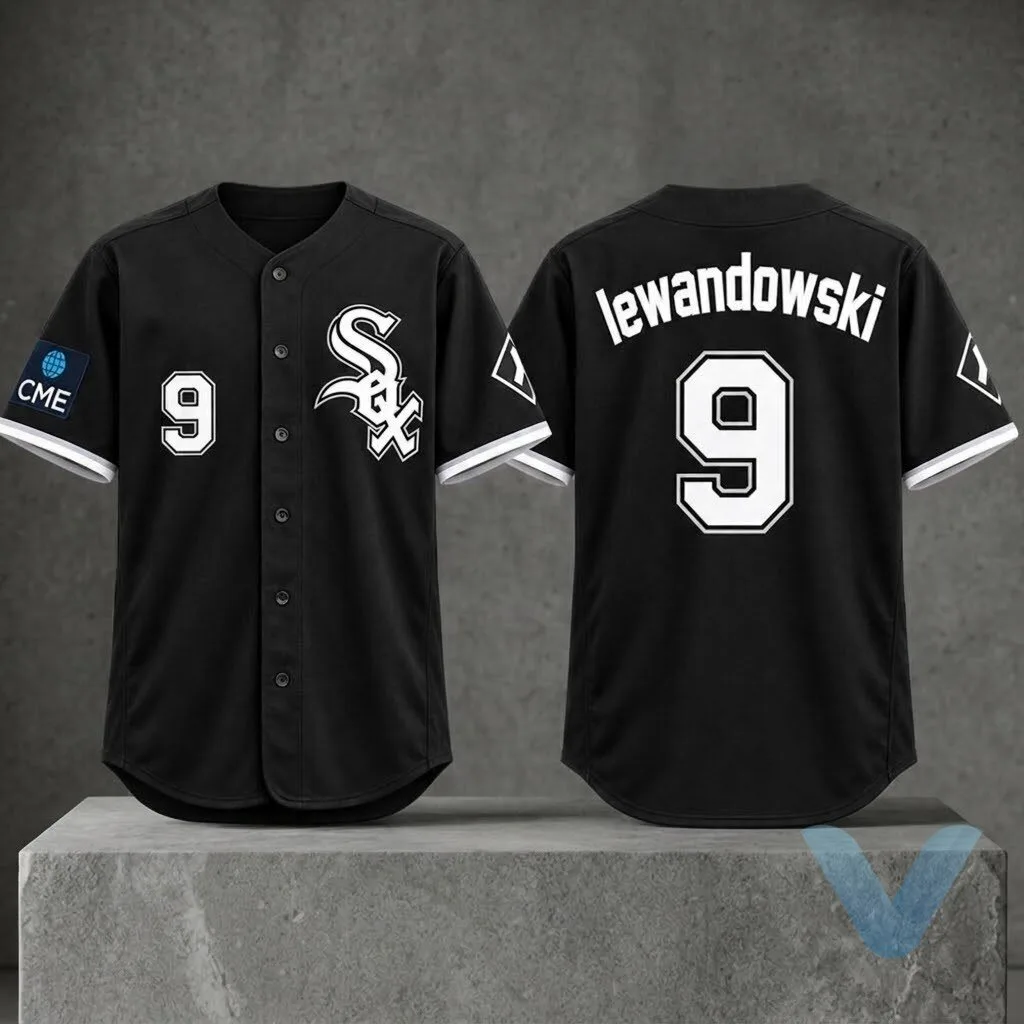 Robert Lewandowski White Sox Jersey shirt